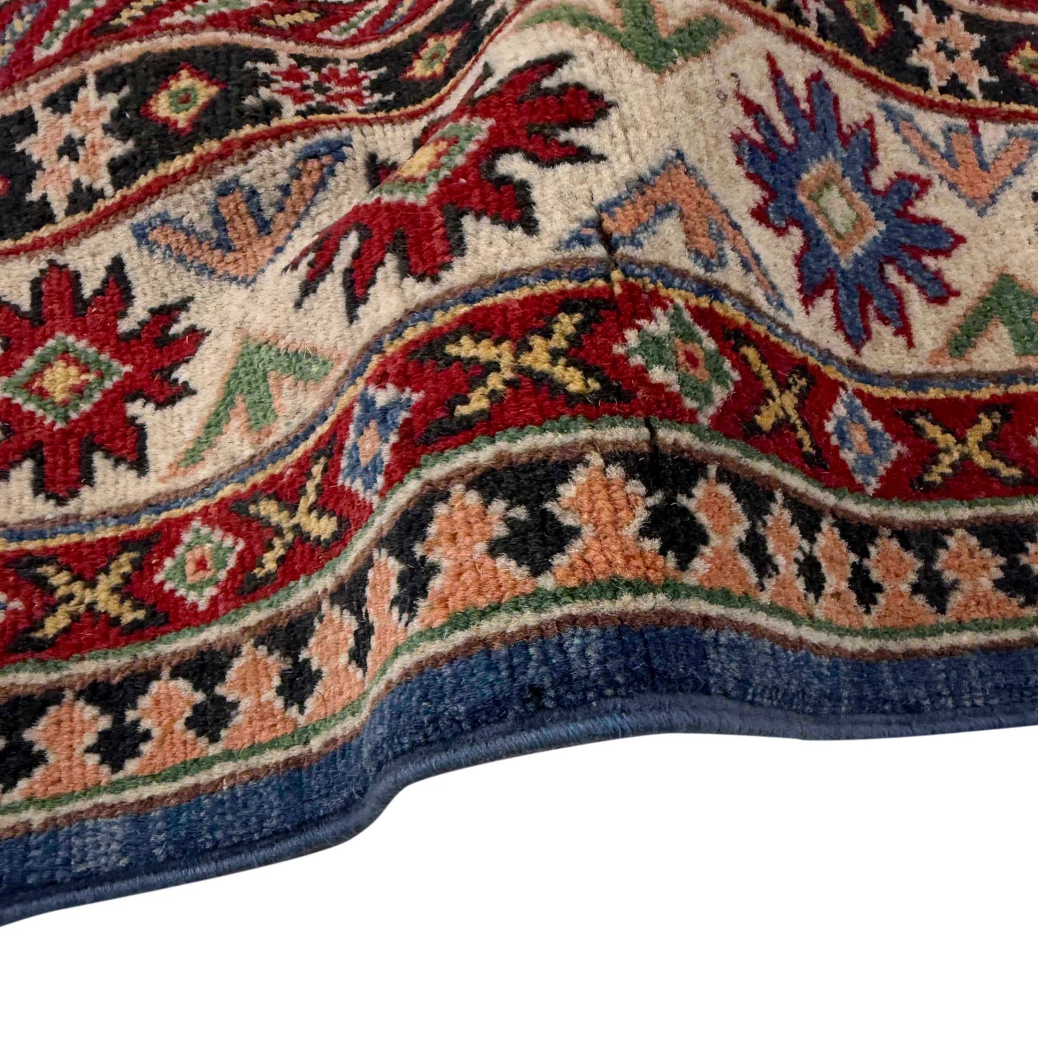 Hand Knotted Kazak Rug 4' 10" x 7' 3" (ft) - No. G37597