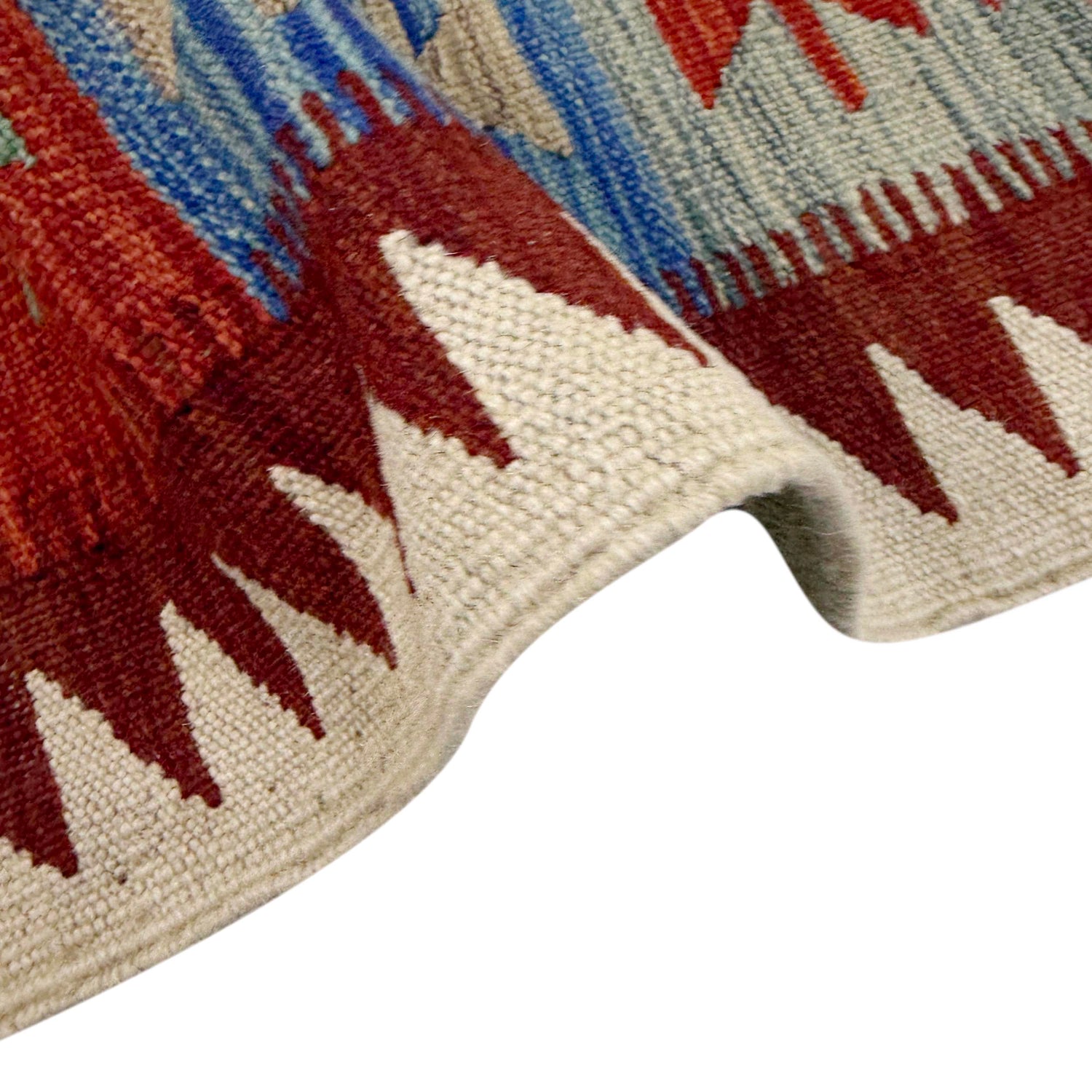 Handmade Vegetable Kelim 5' 10" x 9' 1" (ft) - No. G38824