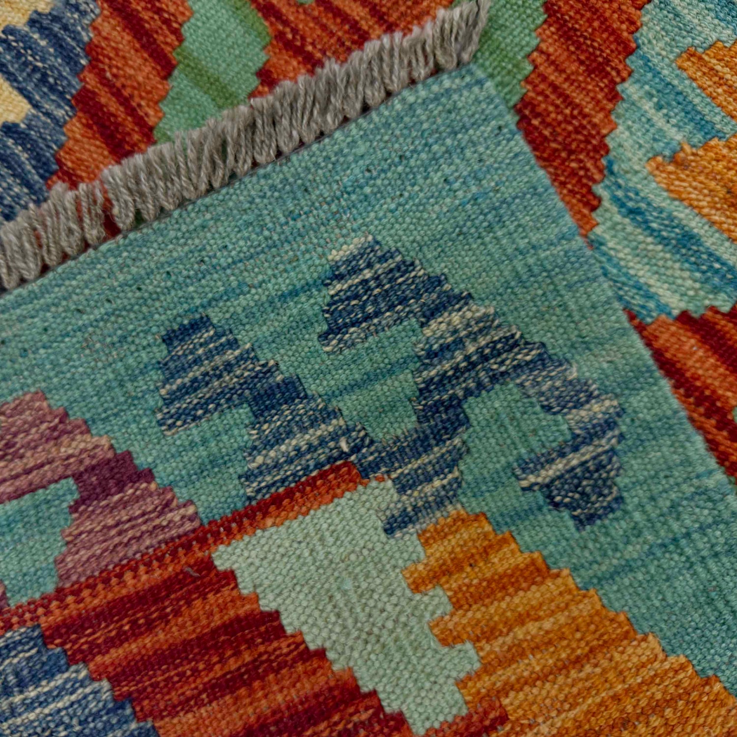 Handmade Vegetable Kilim 2' 7" x 4' 1" (ft) - No. G38833