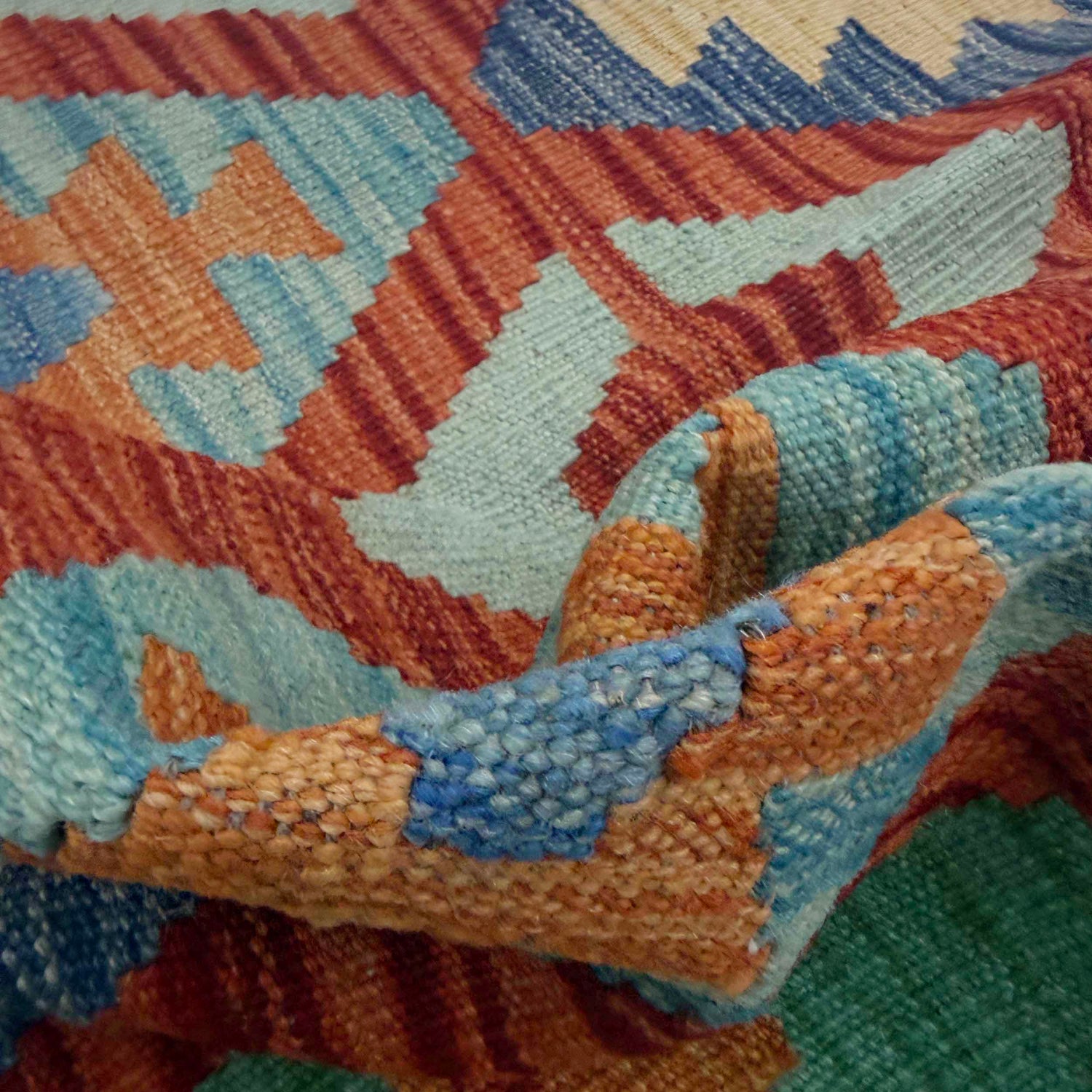 Handmade Vegetable Kilim 2' 7" x 4' 1" (ft) - No. G38833