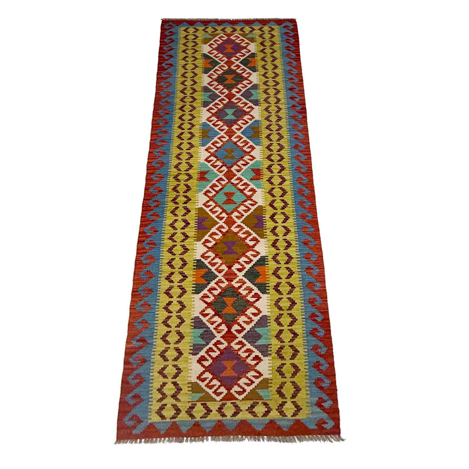 Vegetable Kelim Runner 2' 7" x 9' 5" (ft) - No. G38834