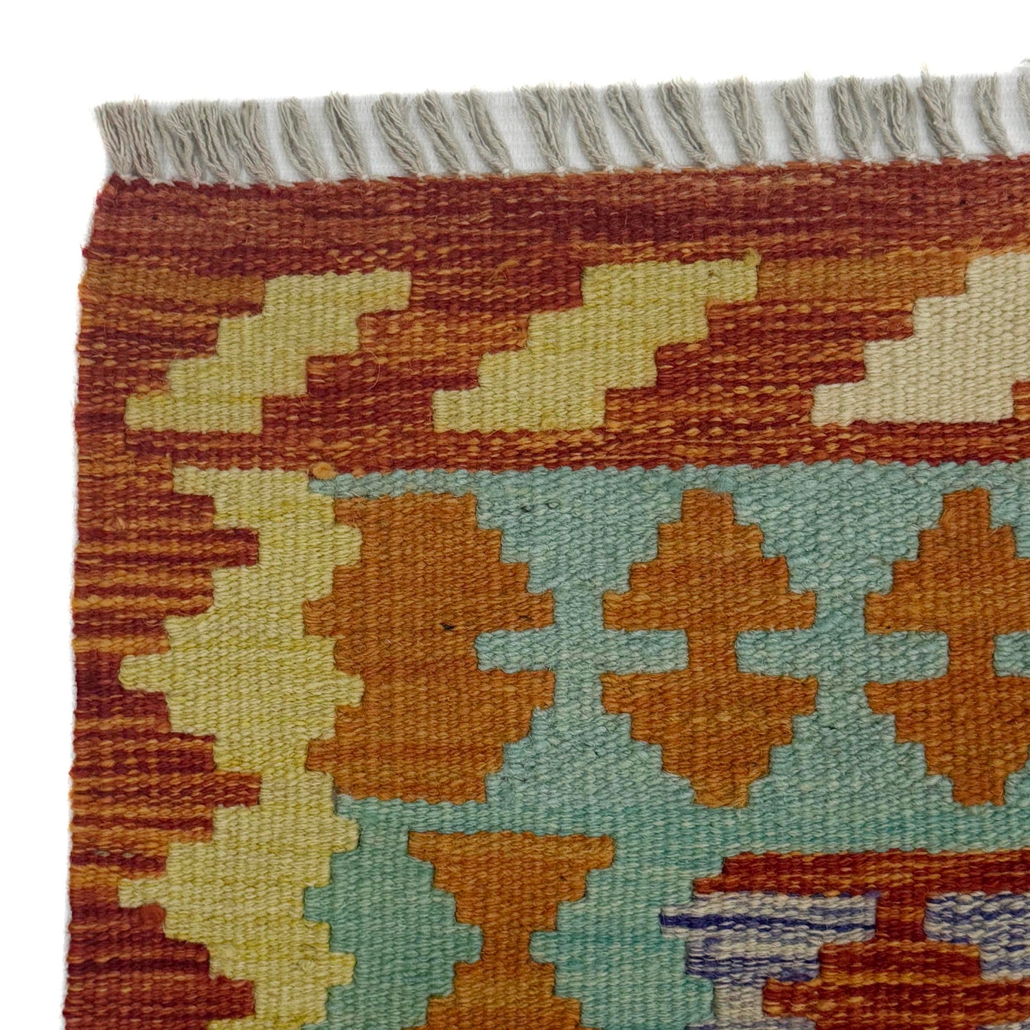 Handmade Vegetable Kilim 4' 10" x 6' 4" (ft) - No. G38843