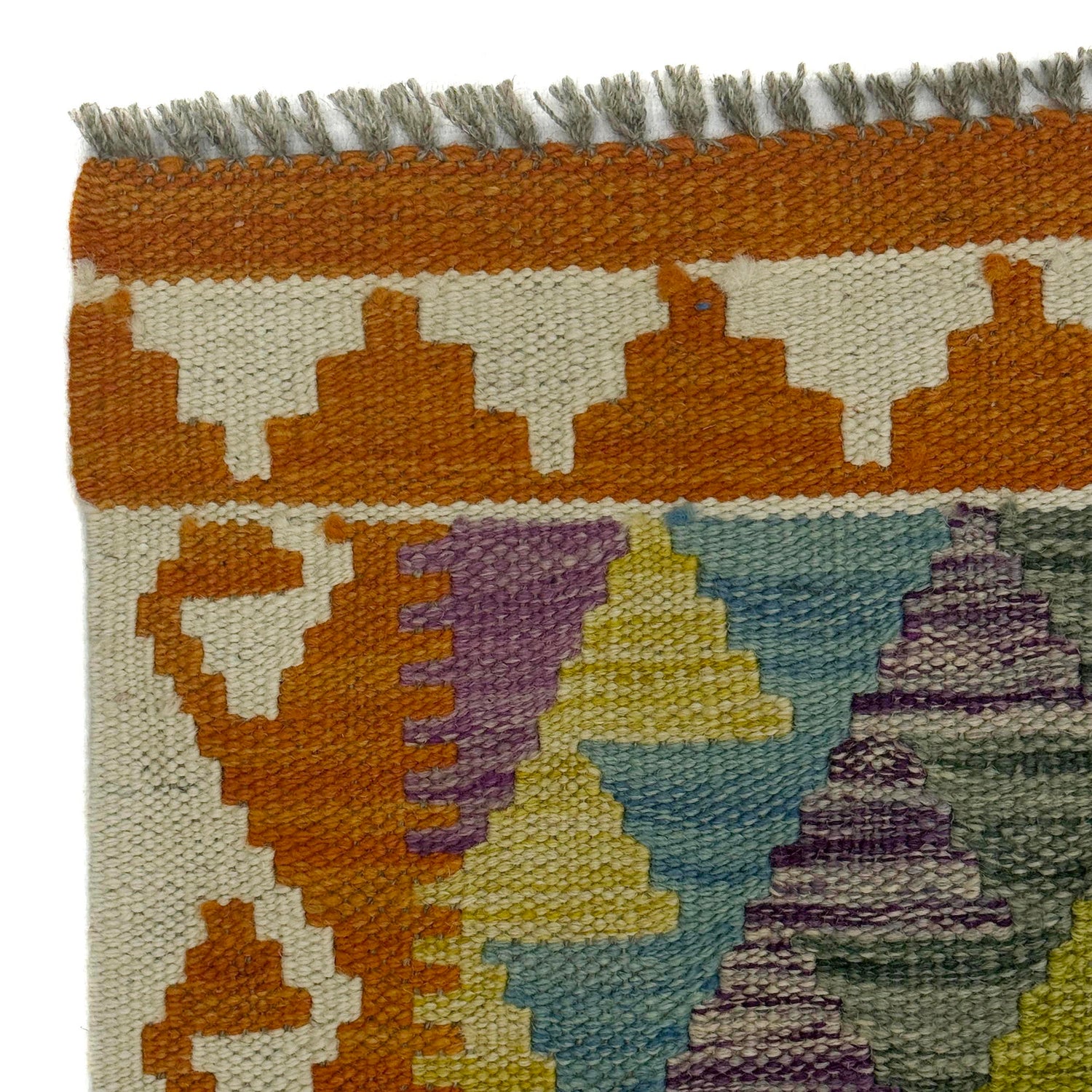 Handmade Vegetable Kelim 4' 11" x 6' 5" (ft) - No. G38844