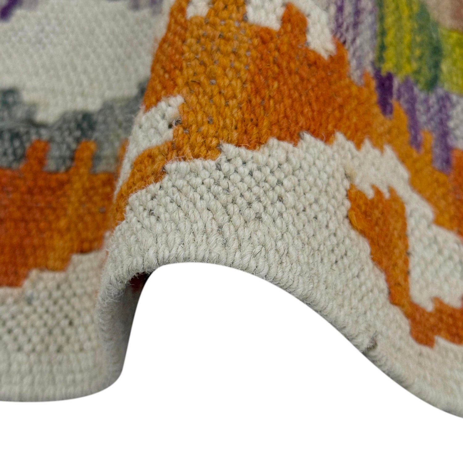 Handmade Vegetable Kelim 4' 11" x 6' 5" (ft) - No. G38844