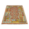 Handmade Vegetable Kelim 5' 0" x 6' 6" (ft) - No. G38872