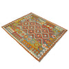 Handmade Vegetable Kelim 5' 0" x 6' 6" (ft) - No. G38872