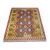 Handmade Vegetable Kilim 4' 5" x 6' 4" (ft) - No. G38880