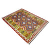 Handmade Vegetable Kilim 4' 5" x 6' 4" (ft) - No. G38880