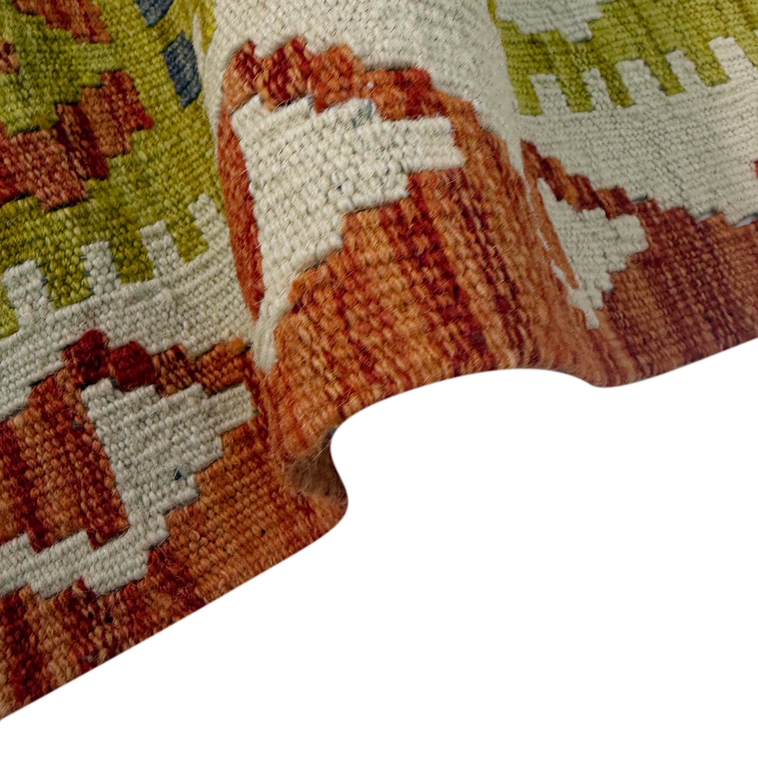 Handmade Vegetable Kilim 4' 5" x 6' 4" (ft) - No. G38880
