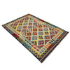 Handmade Vegetable Kelim 4' 3" x 6' 5" (ft) - No. G38882