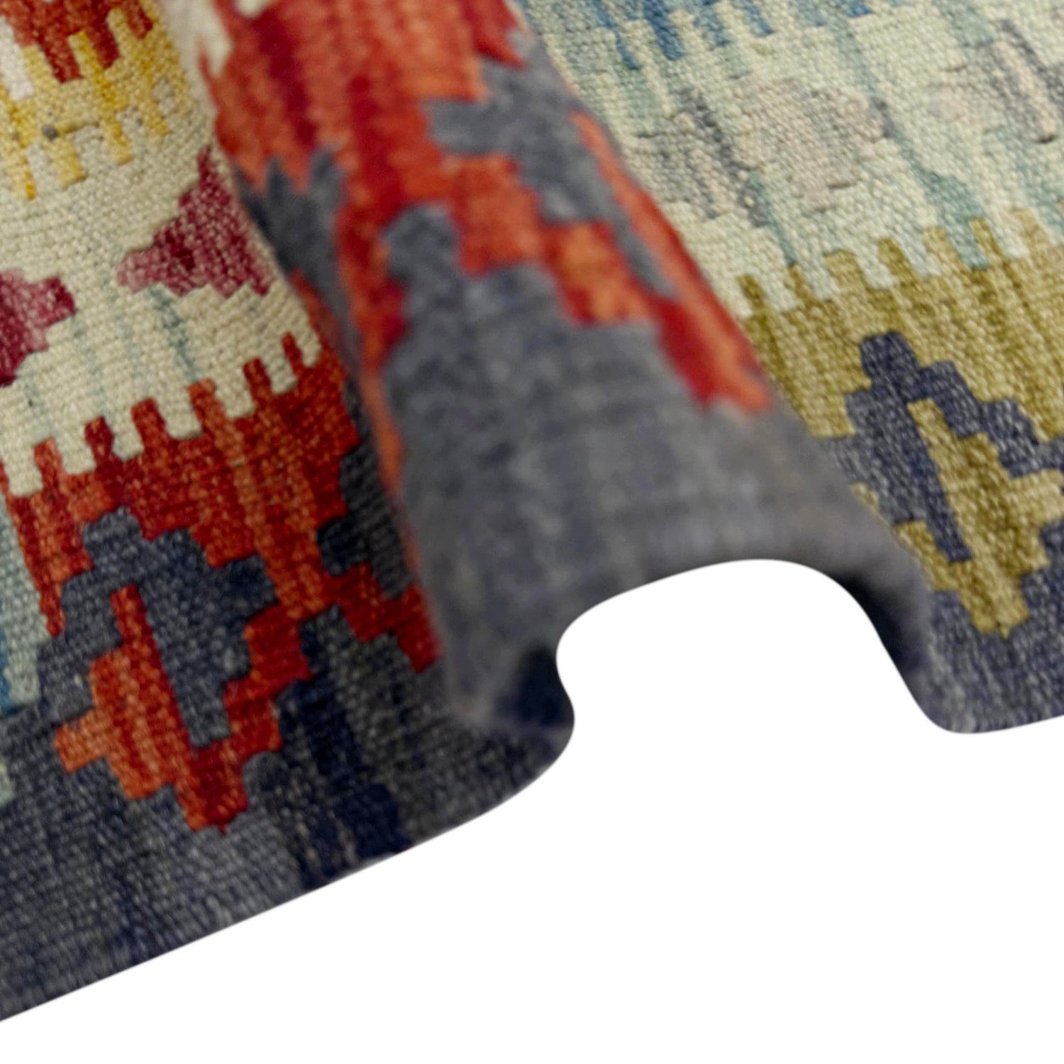 Handmade Vegetable Kelim 4' 3" x 6' 5" (ft) - No. G38882