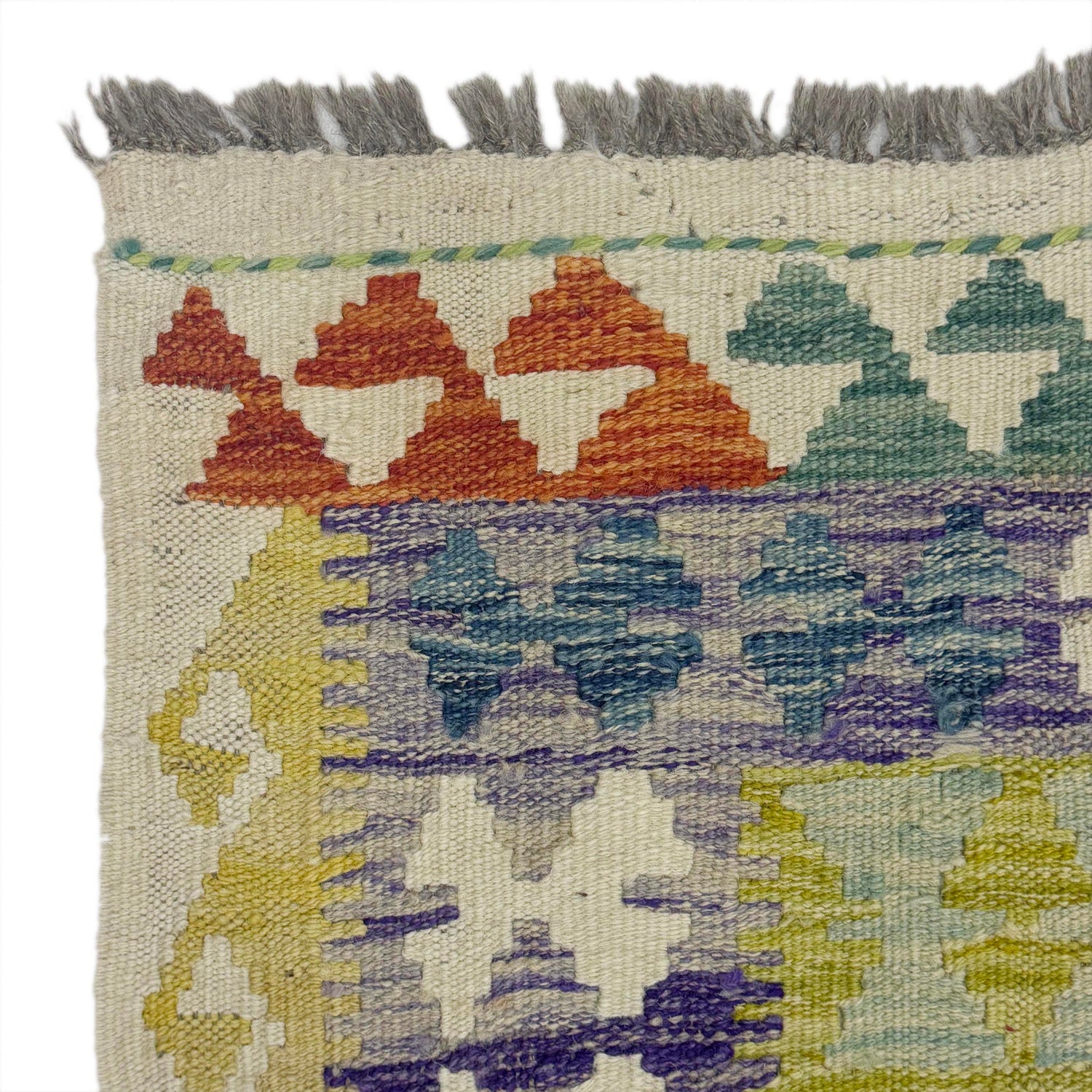 Handmade Vegetable Kelim 4' 11" x 6' 5" (ft) - No. G38885