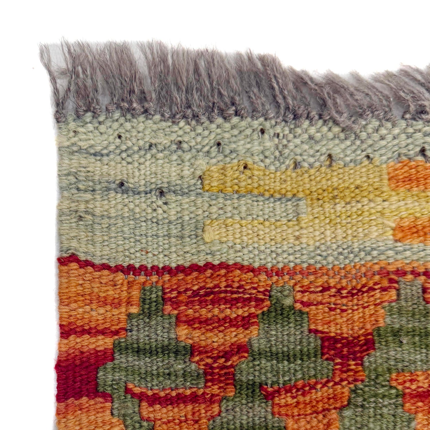 Handmade Vegetable Kilim 4' 10" x 6' 4" (ft) - No. G38887