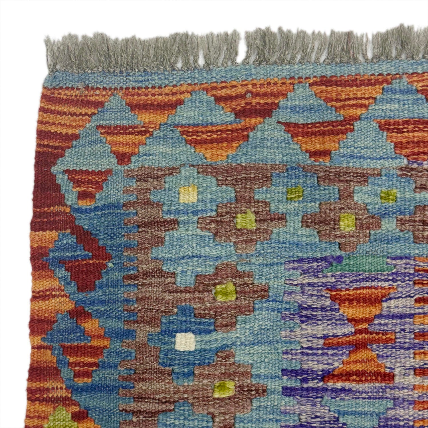 Handmade Vegetable Kilim 4' 11" x 6' 6" (ft) - No. G38893