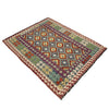 Handmade Vegetable Kilim 4' 9" x 6' 4" (ft) - No. G38895