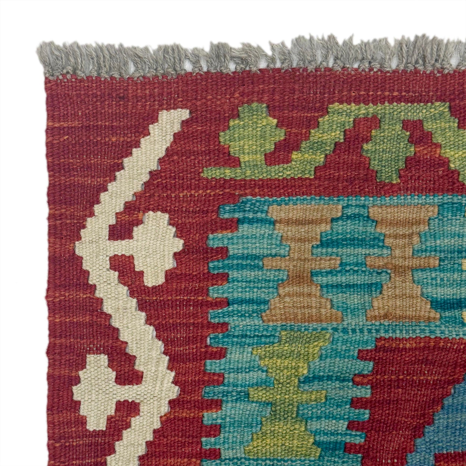 Handmade Vegetable Kelim 4' 11" x 6' 7" (ft) - No. G38896