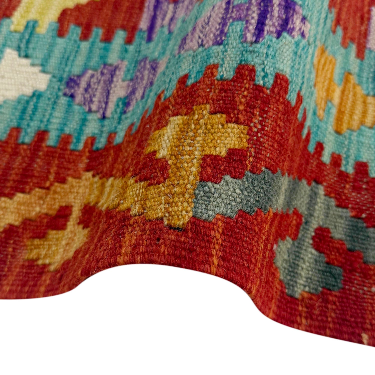 Handmade Vegetable Kelim 4' 11" x 6' 7" (ft) - No. G38896