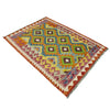 Handmade Vegetable Kilim 3' 5" x 4' 10" (ft) - No. G38898