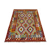 Handmade Vegetable Kilim 3' 5" x 4" 11" (ft) - No. G38900