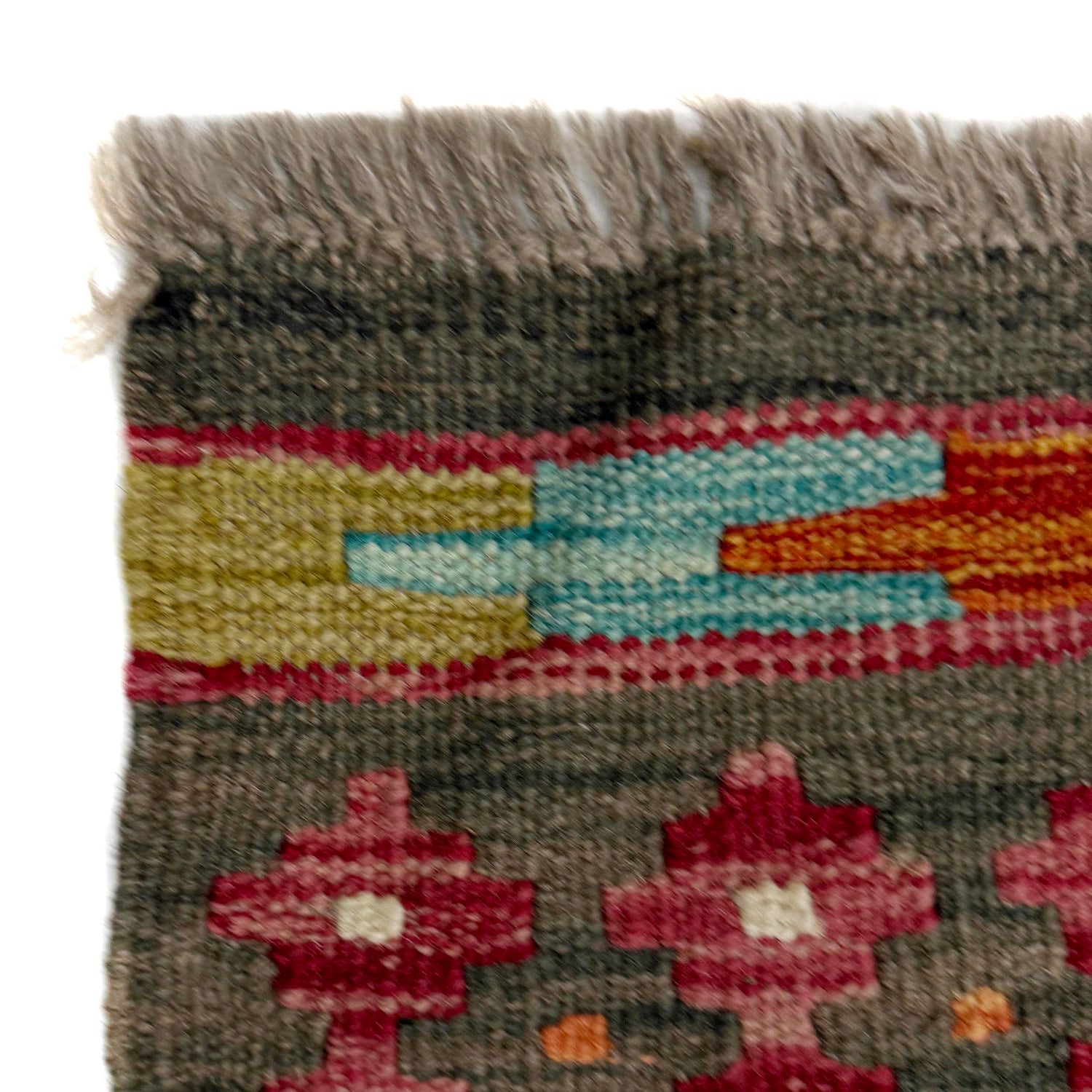 Handmade Vegetable Kilim 4' 2" x 5' 9" (ft) - No. G38903