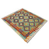 Handmade Vegetable Kilim 5' 1" x 6' 5" (ft) - No. G38906