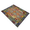 Handmade Vegetable Kilim 5' 0" x 6' 5" (ft) - No. G38908