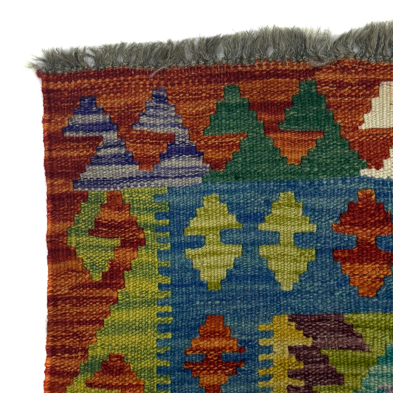 Handmade Vegetable Kilim 3' 5" x 4" 11" (ft) - No. G38910