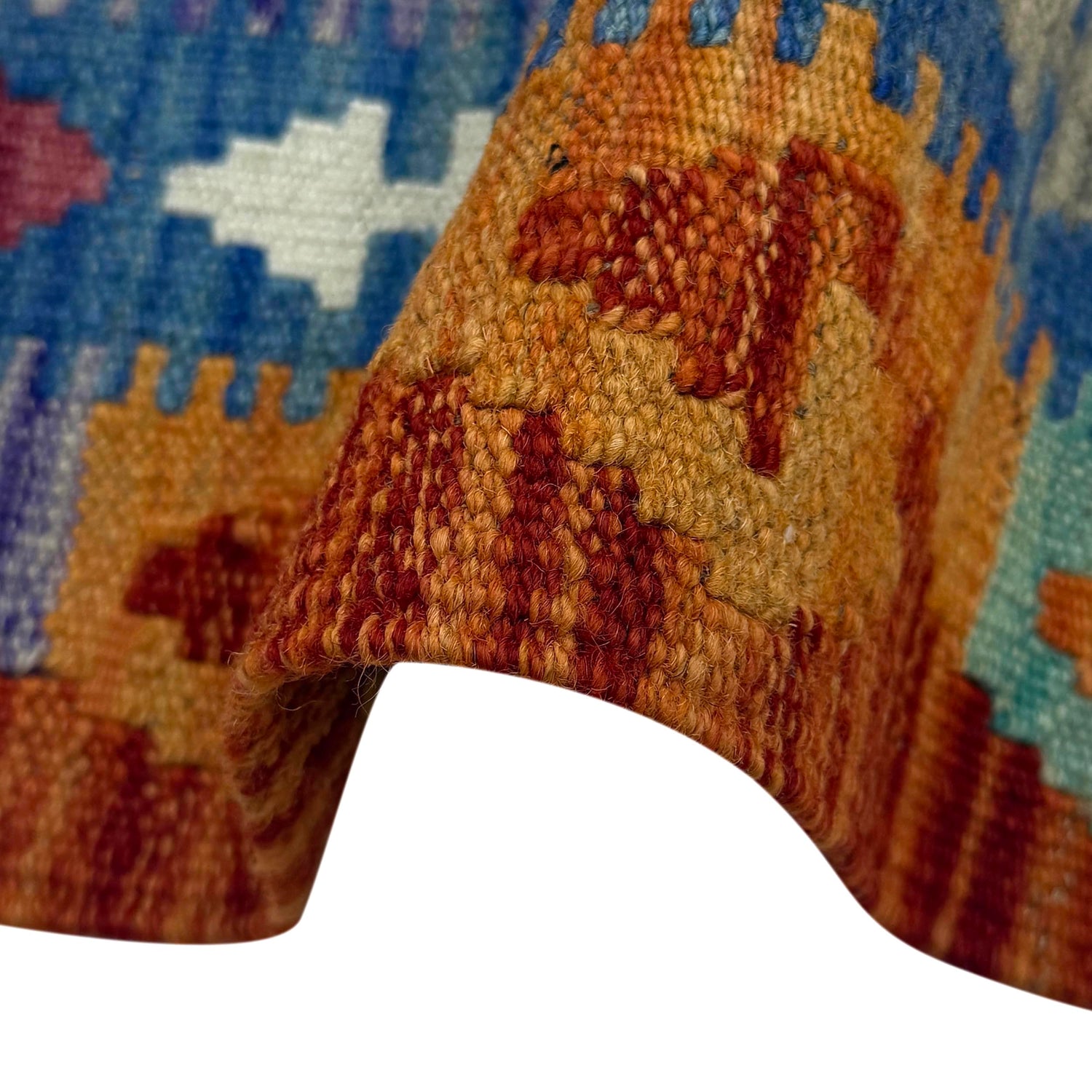 Handmade Vegetable Kilim 3' 5" x 4" 11" (ft) - No. G38910