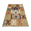 Handmade Vegetable Kilim 3' 2" x 4' 11" (ft) - No. G38911
