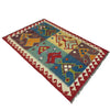Handmade Vegetable Kelim 3' 1" x 4" 11" (ft) - No. G38914
