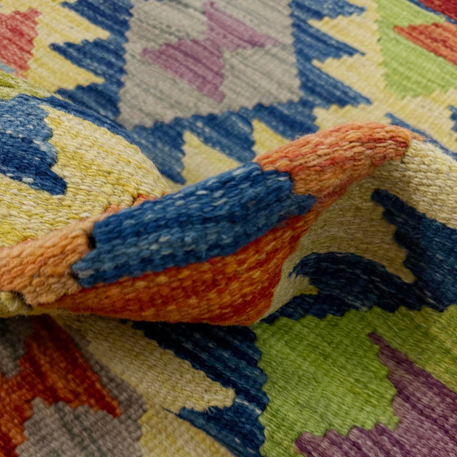 Handmade Vegetable Kilim 3' 1" x 4" 11" (ft) - No. G38915