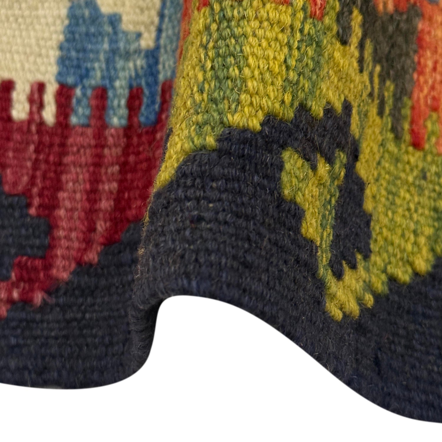 Handmade Vegetable Kilim 3' 3" x 4" 10" (ft) - No. G38916