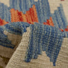 Handmade Vegetable Kilim 3' 3" x 4" 10" (ft) - No. G38916