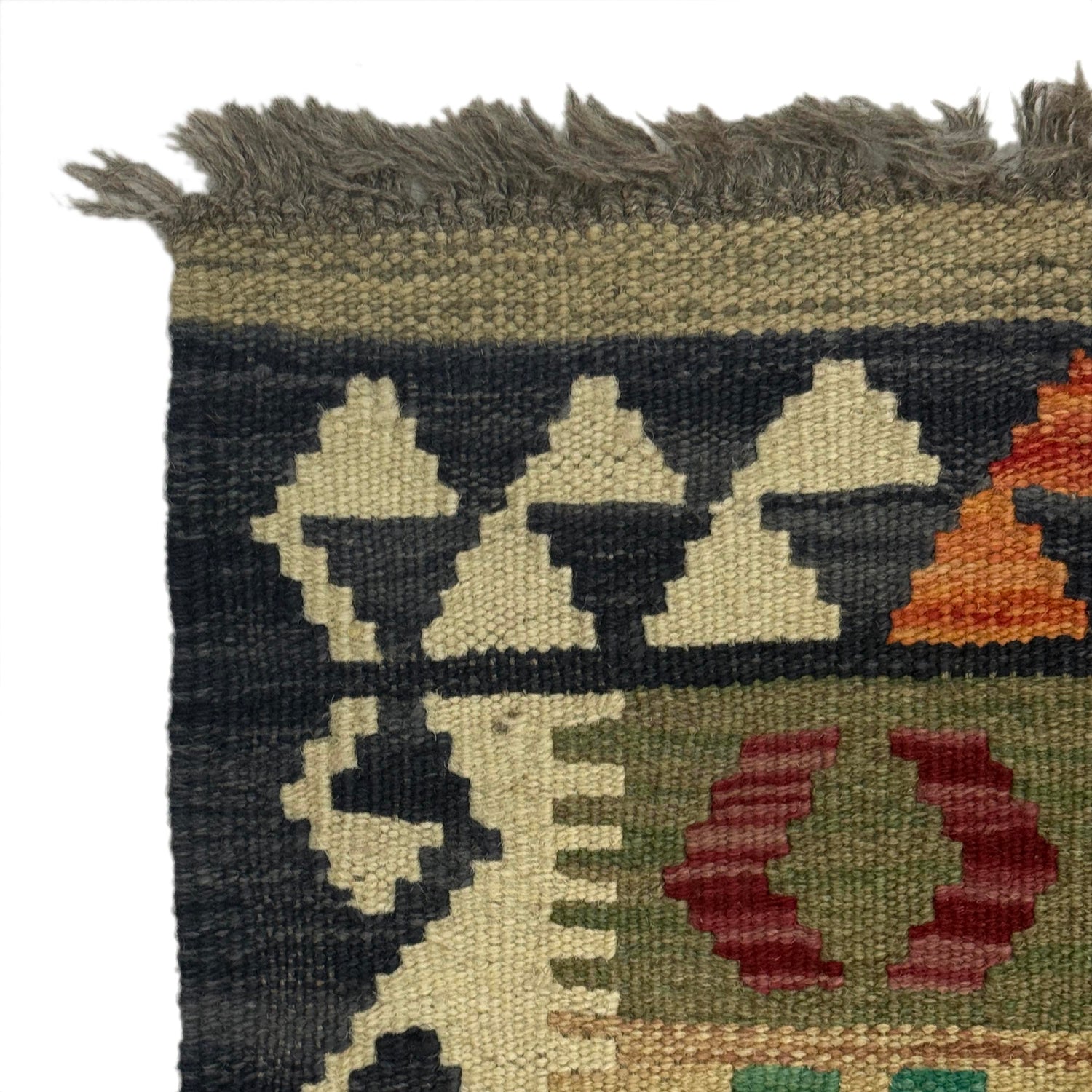 Handmade Vegetable Kilim 3' 5" x 5" 5" (ft) - No. G38918