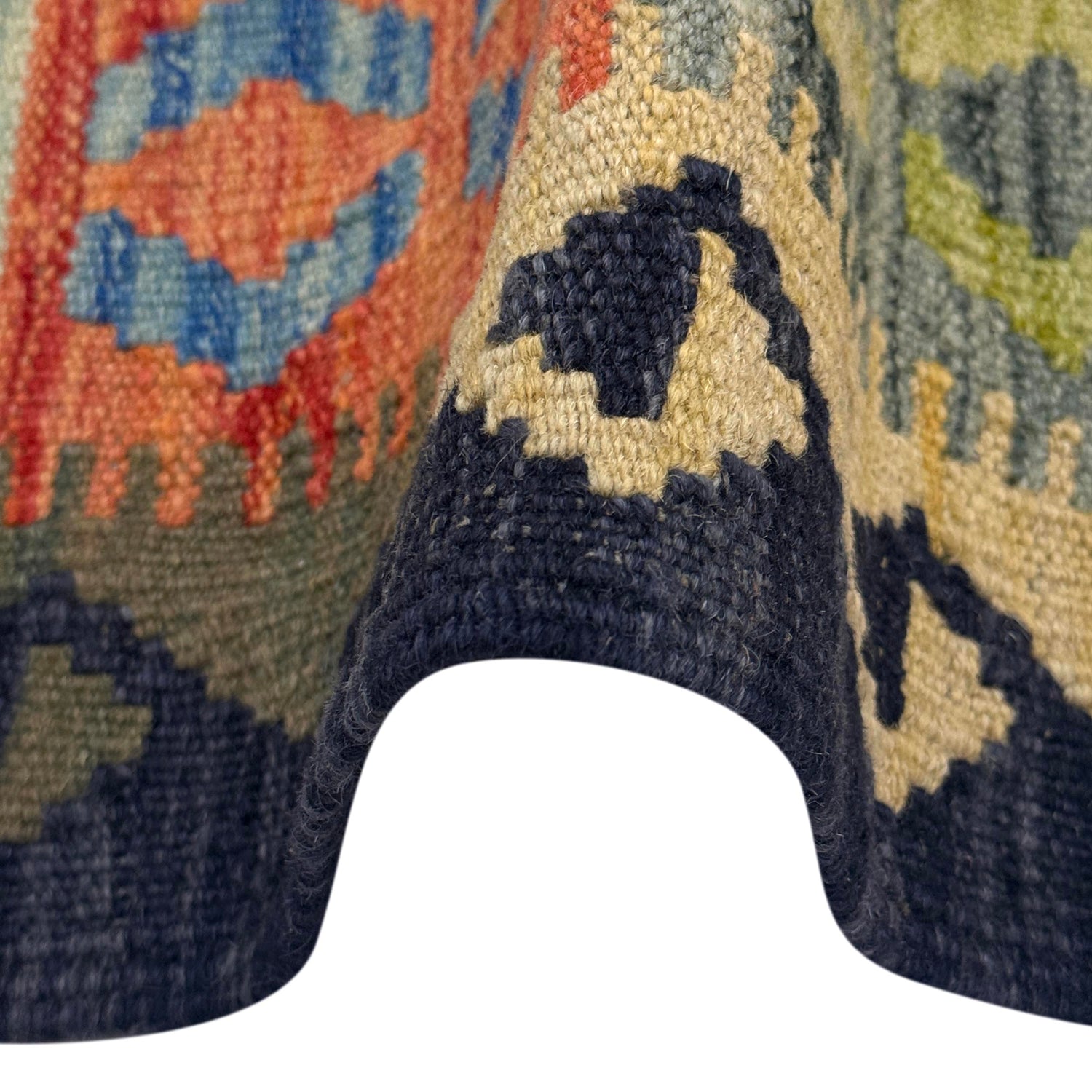 Handmade Vegetable Kilim 3' 5" x 5" 5" (ft) - No. G38918