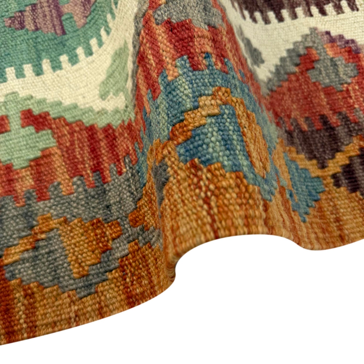 Handmade Vegetable Kelim 3' 6" x 4' 10" (ft) - No. G38921