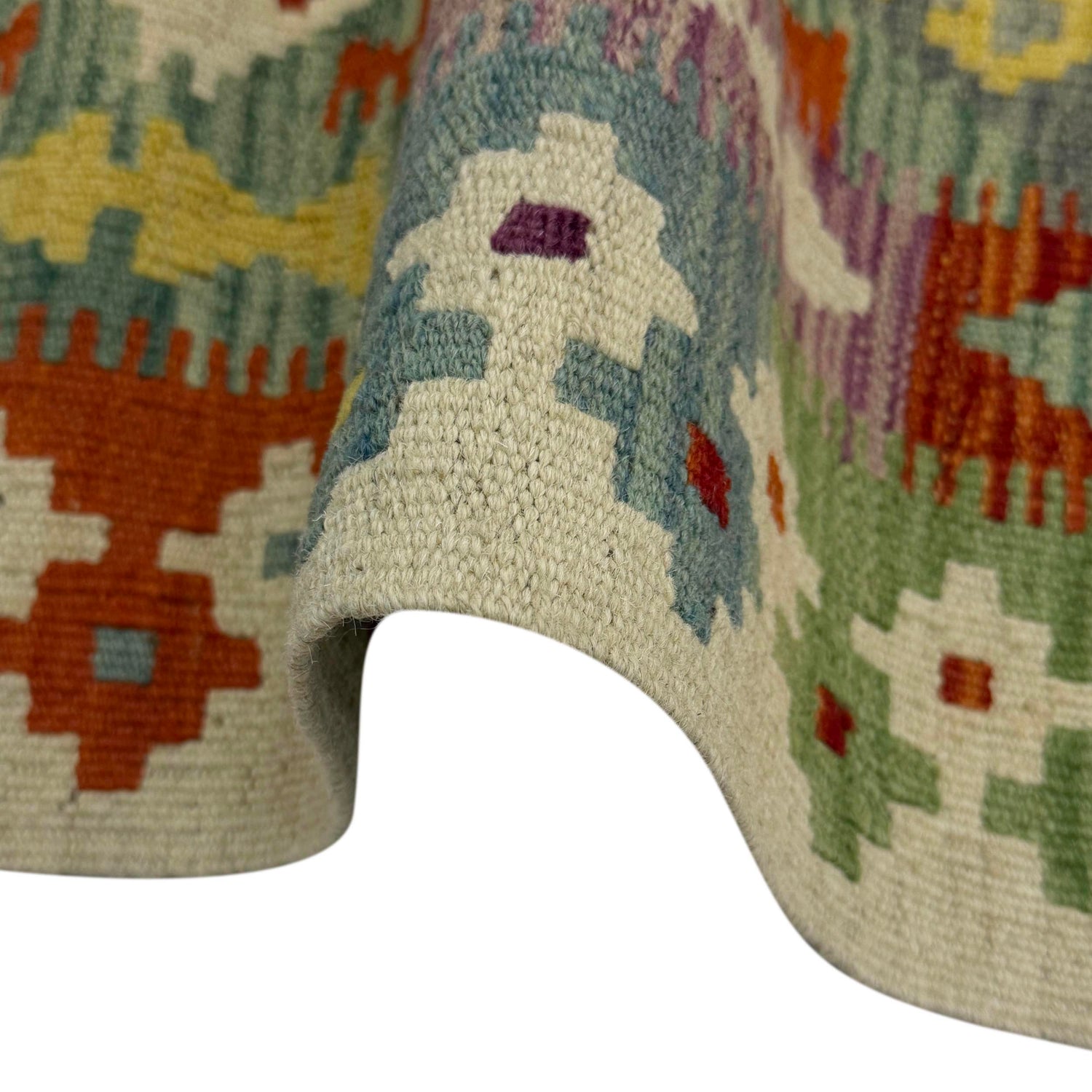 Handmade Vegetable Kilim 3' 5" x 5" 2" (ft) - No. G38923