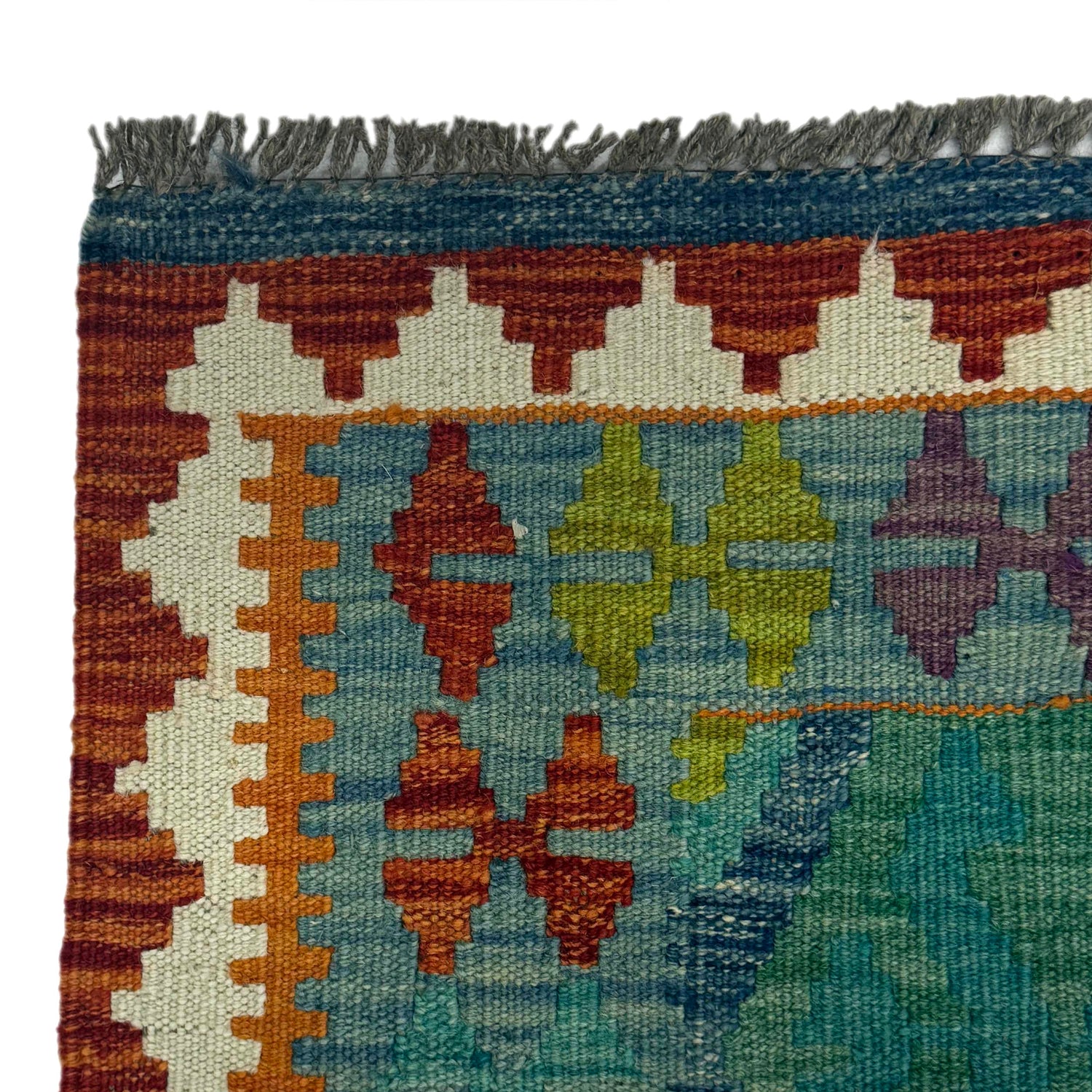 Handmade Vegetable Kelim 3' 6" x 5" 3" (ft) - No. G38925