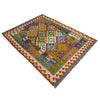 Handmade Vegetable Kelim 4' 10" x 6' 7" (ft) - No. G38927