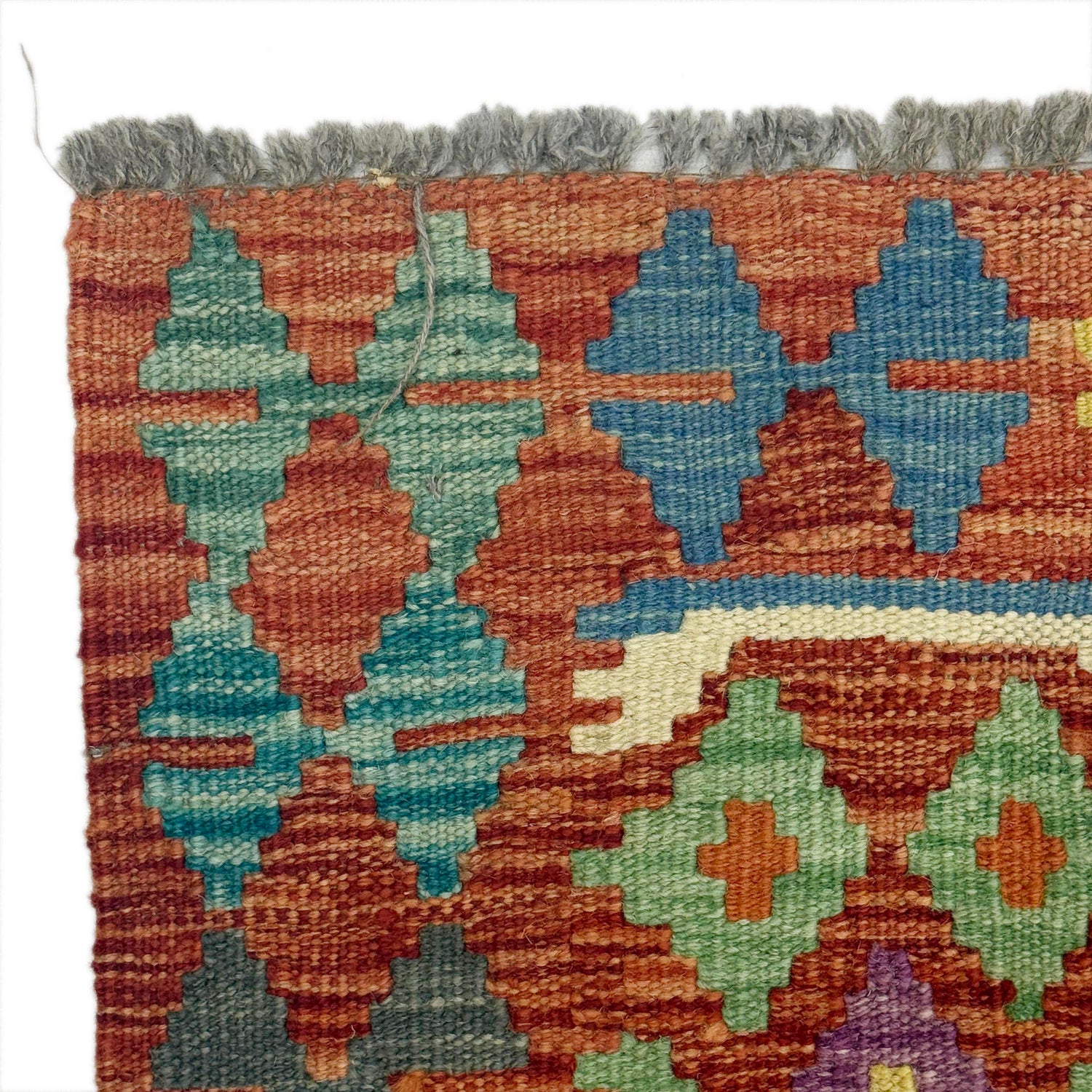Handmade Vegetable Kilim 4' 11" x 6' 5" (ft) - No. G38929