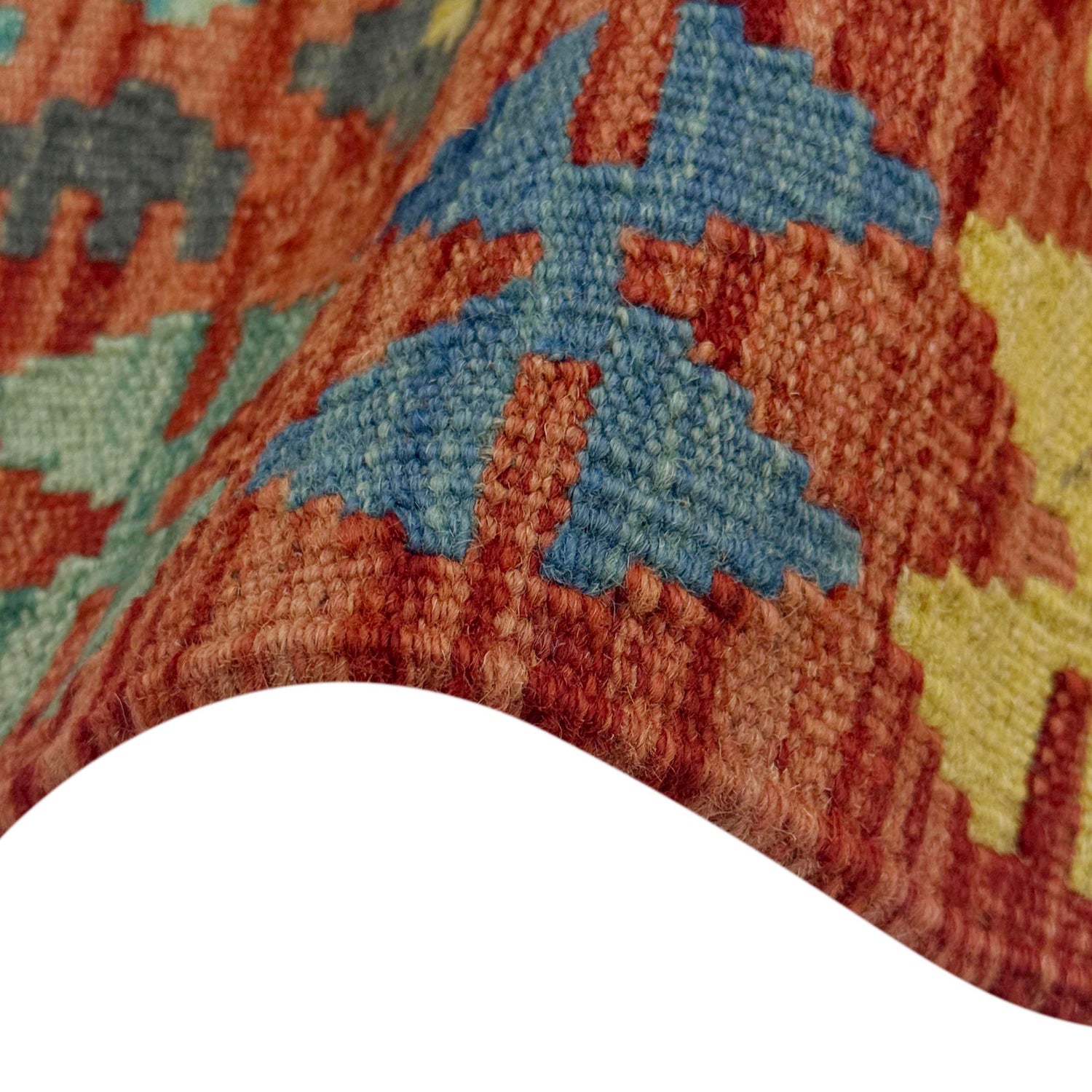 Handmade Vegetable Kilim 4' 11" x 6' 5" (ft) - No. G38929