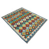 Handmade Vegetable Kilim 4' 11" x 6' 6" (ft) - No. G38930