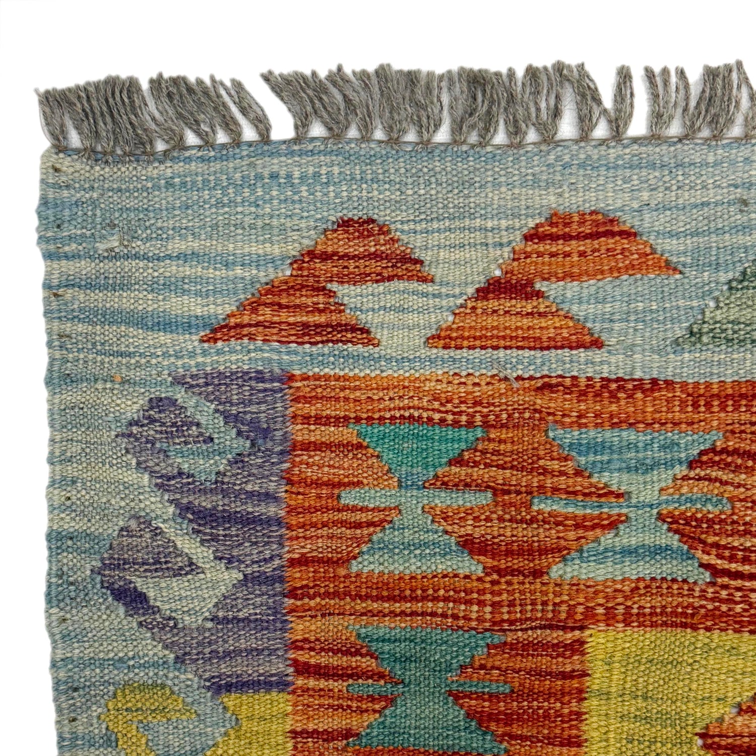 Handmade Vegetable Kilim 5' 11" x 8' 2" (ft) - No. G38931