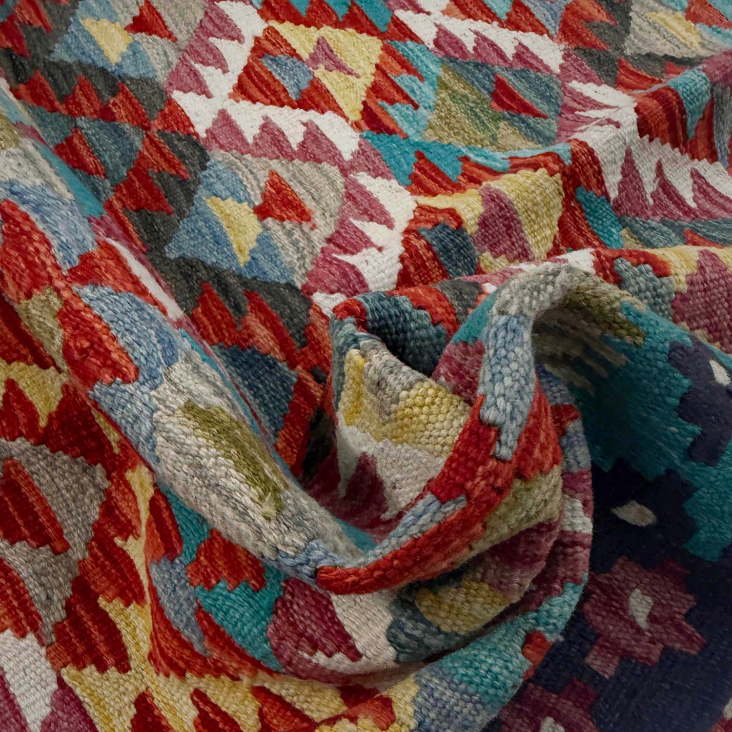 Handmade Vegetable Kilim 6' 0" x 8' 0" (ft) - No. G38936