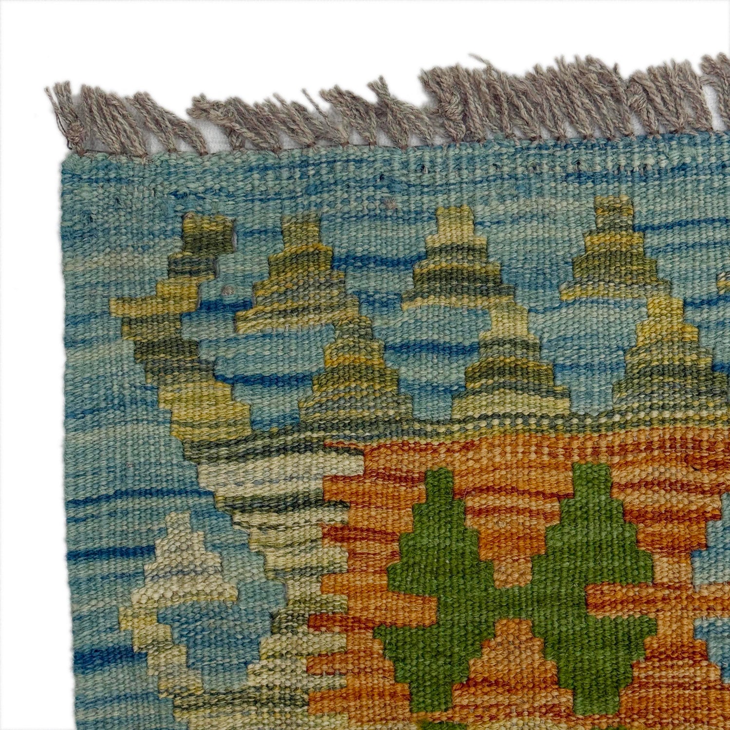 Handmade Vegetable Kelim 5' 0" x 6' 7" (ft) - No. G38937