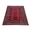 Hand Knotted Bokhara Wool Rug 4' 1" x 5' 10" (ft) - No. G39155