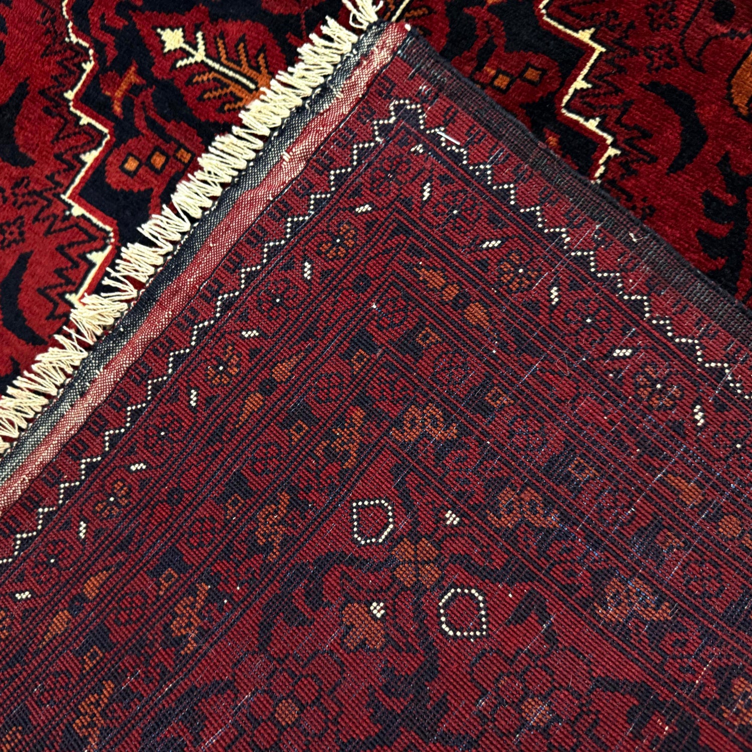 Fine Red Khal Mohammadi Rug 6' 6" x 8' 6" (ft) - No. G39432