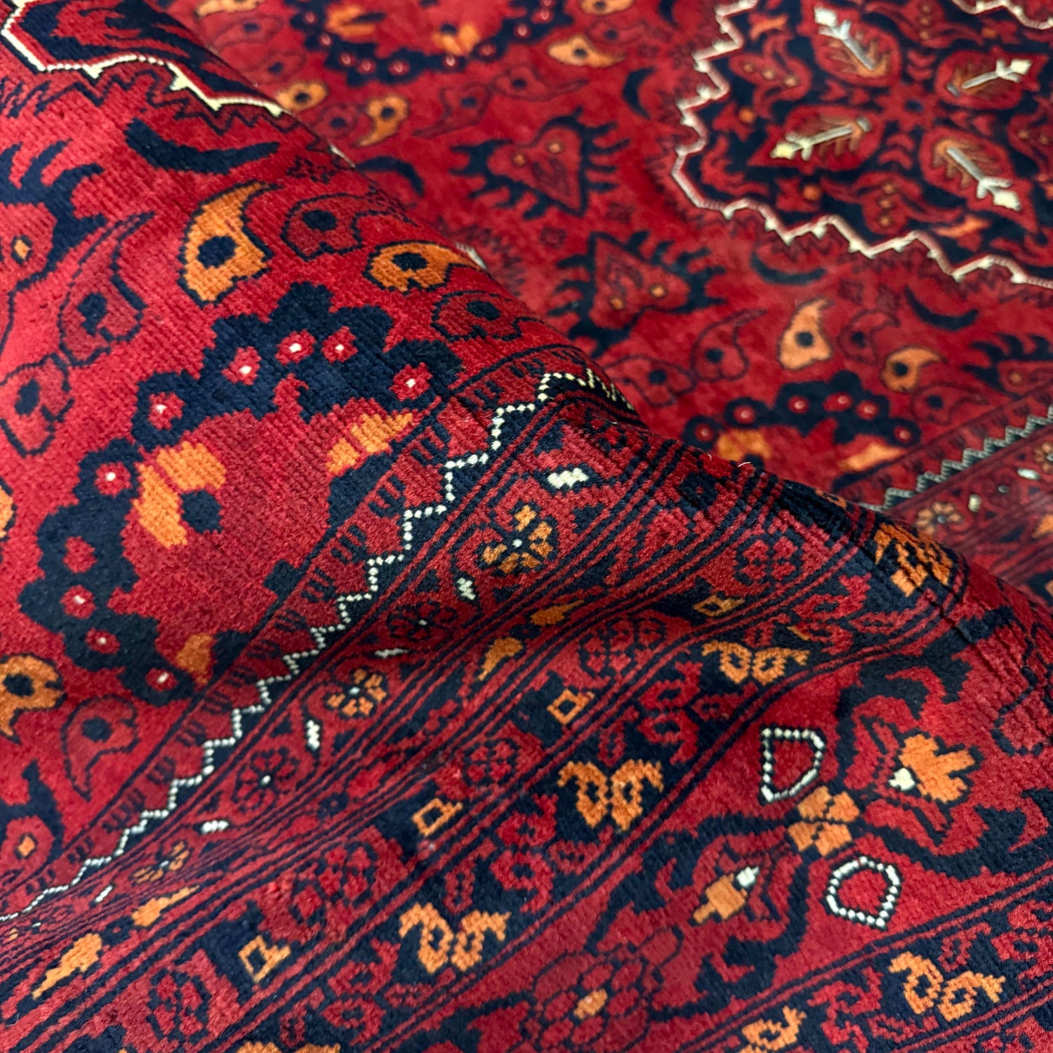 Fine Red Khal Mohammadi Rug 6' 6" x 8' 6" (ft) - No. G39432