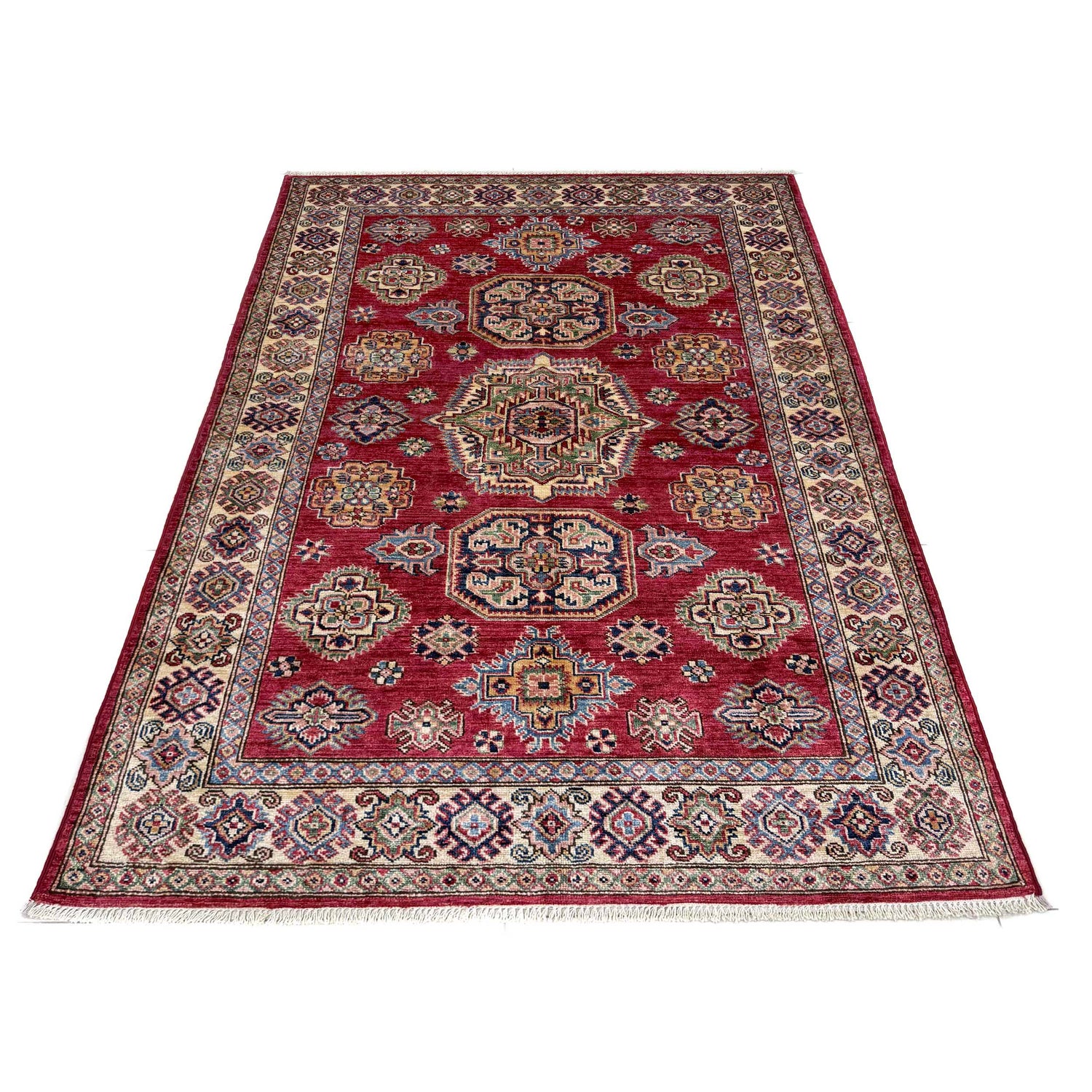 Luxury Kazak Qaleen 4' 0" x 5' 10" (ft) - No. G39610