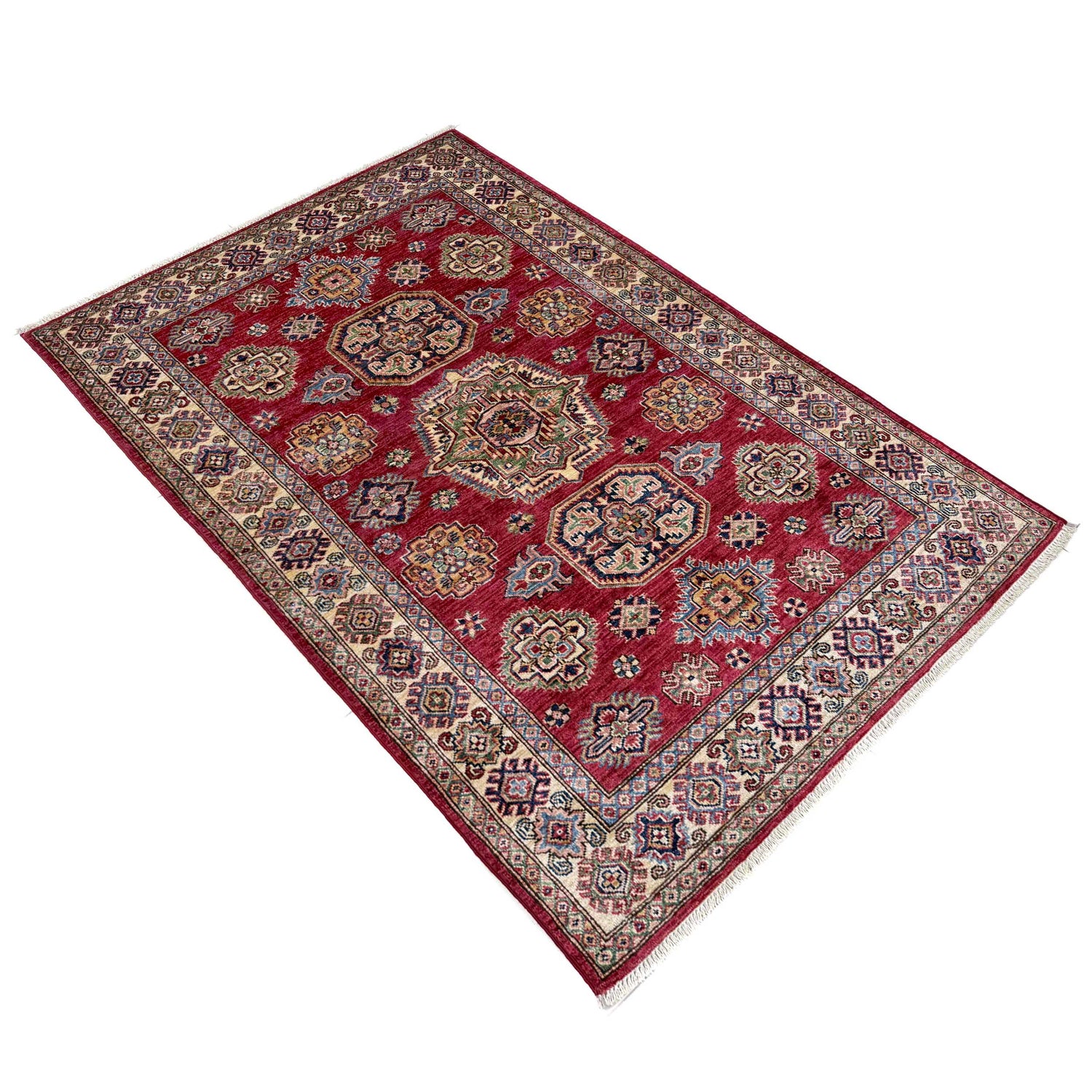 Luxury Kazak Qaleen 4' 0" x 5' 10" (ft) - No. G39610